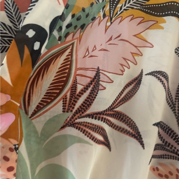 DR2 Multicolor Abstract Kimono - Picture 5 of 9